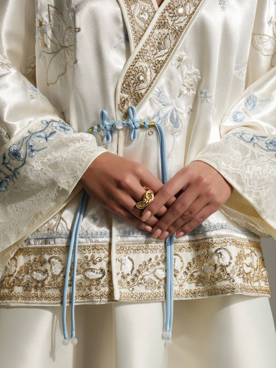 Embroidered Silk Kimono