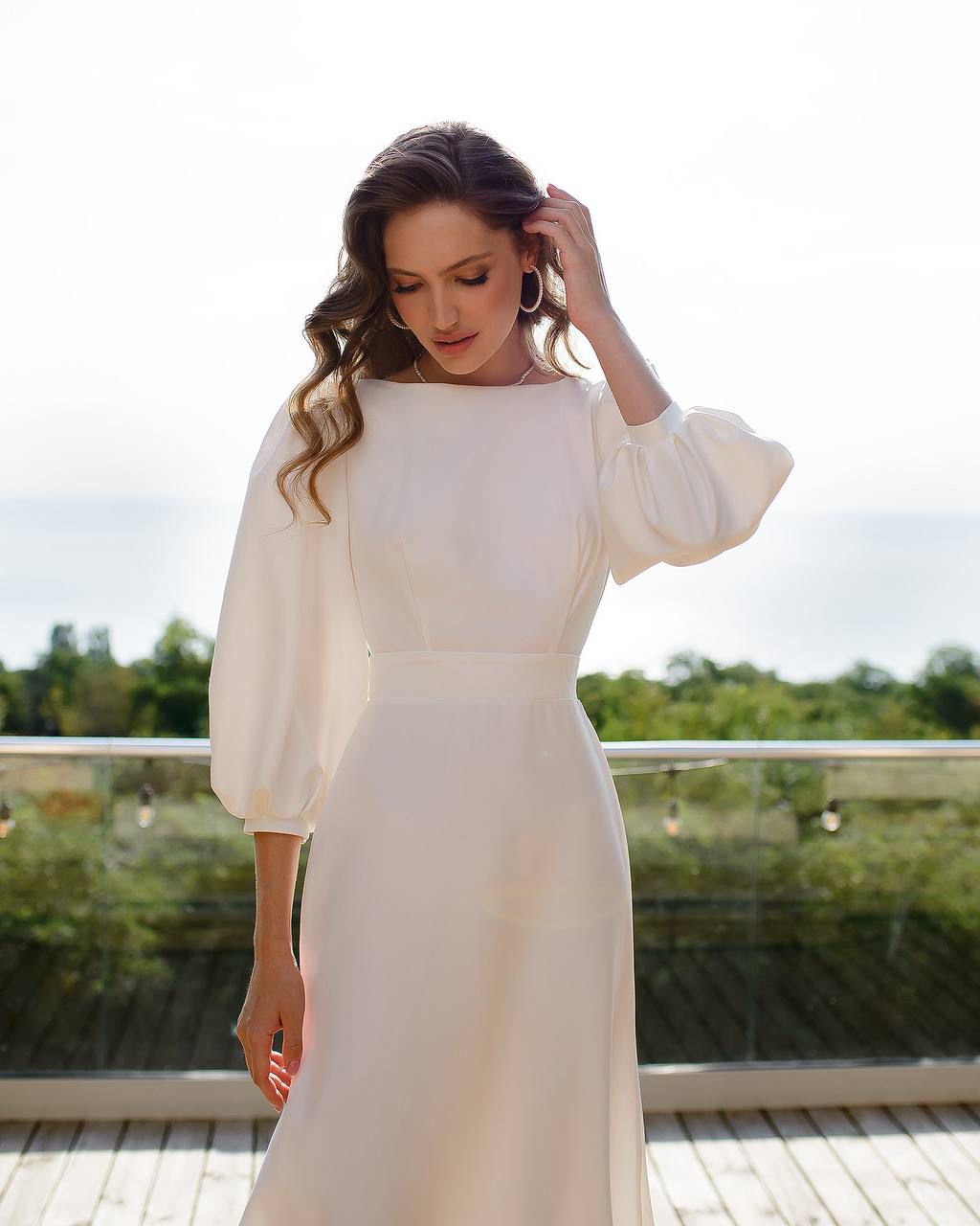 Open-Back Midi Dress