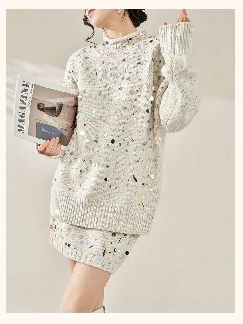 Sequin Knit Set