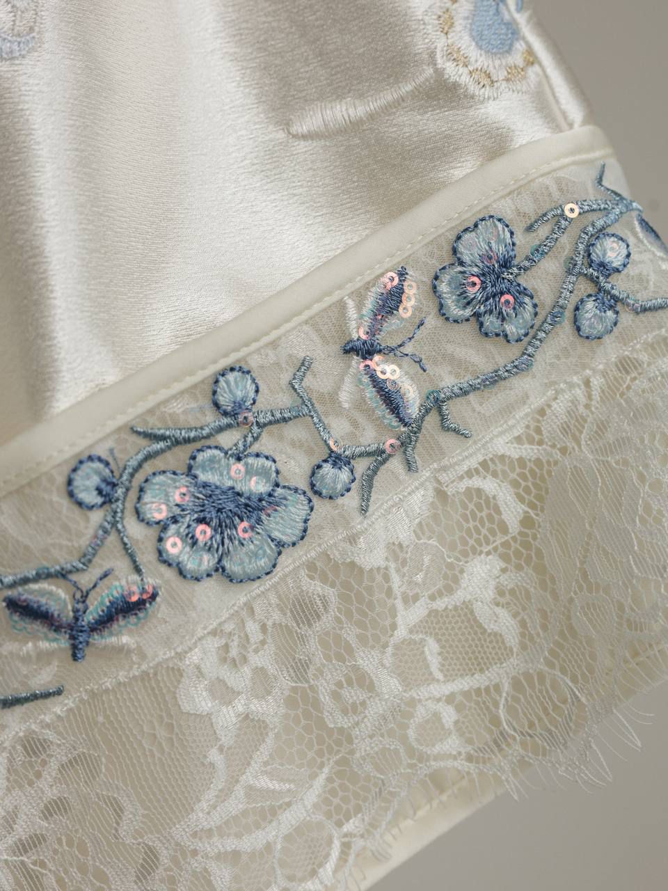 Embroidered Silk Kimono