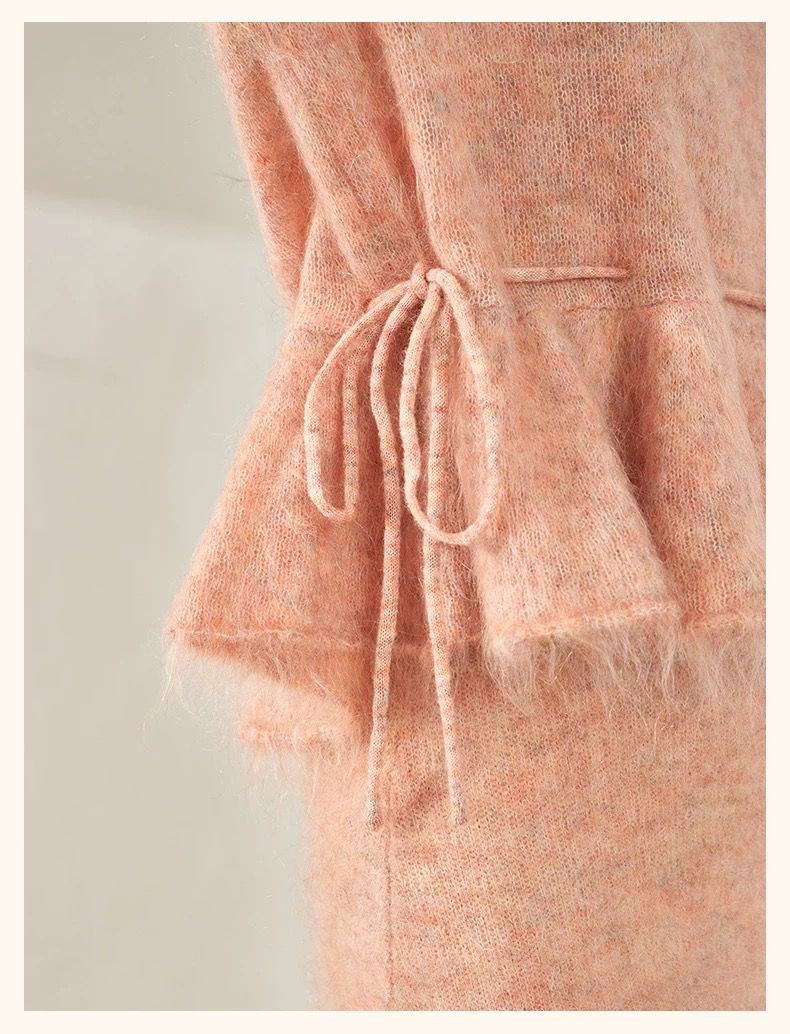 Peach Soft Knit Set