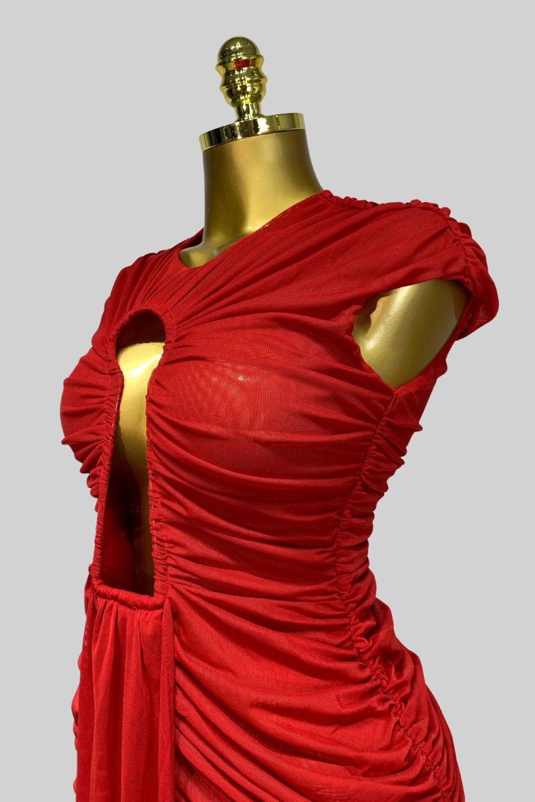Ravelle Long Dress Red