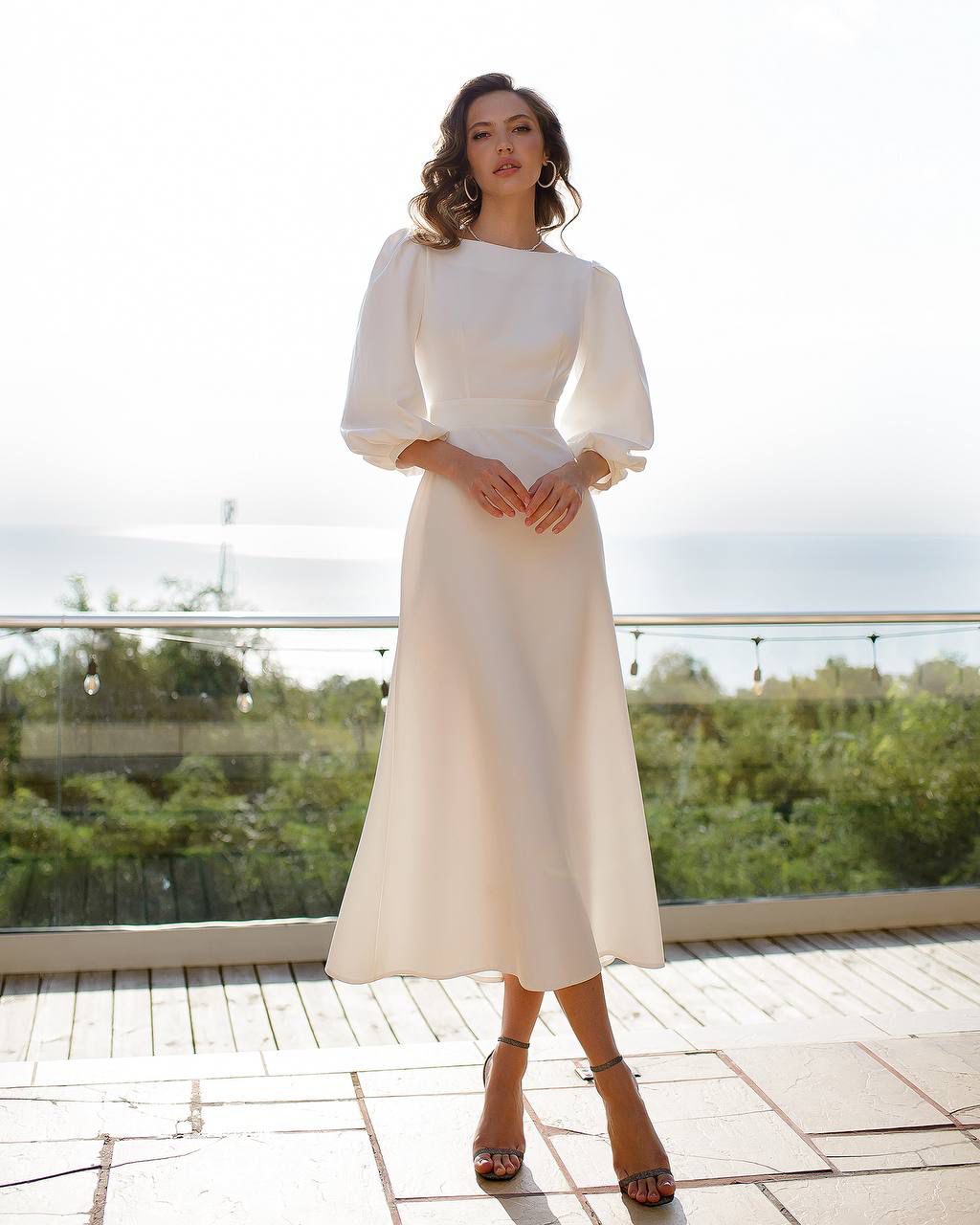 Open-Back Midi Dress