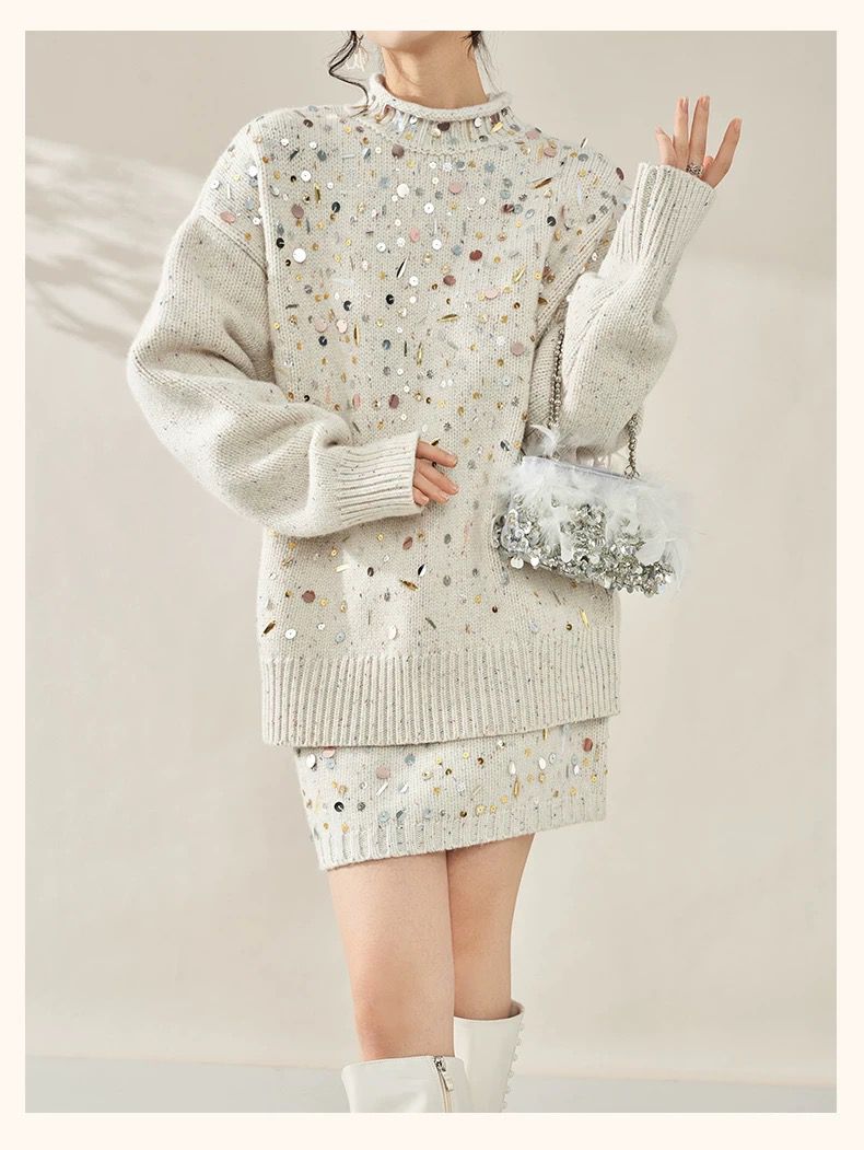 Sequin Knit Set