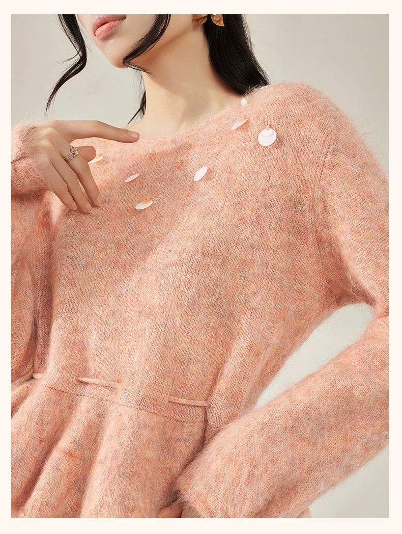 Peach Soft Knit Set