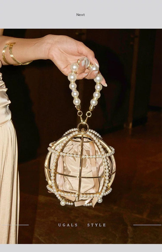 كرة أرضية قفص اللؤلؤ من يوغالز