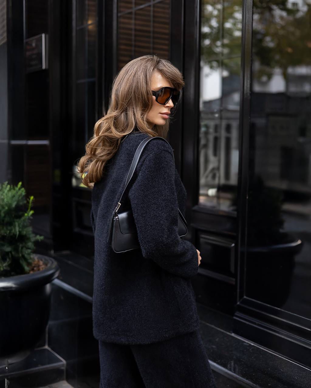A-Mora Knit Set Black