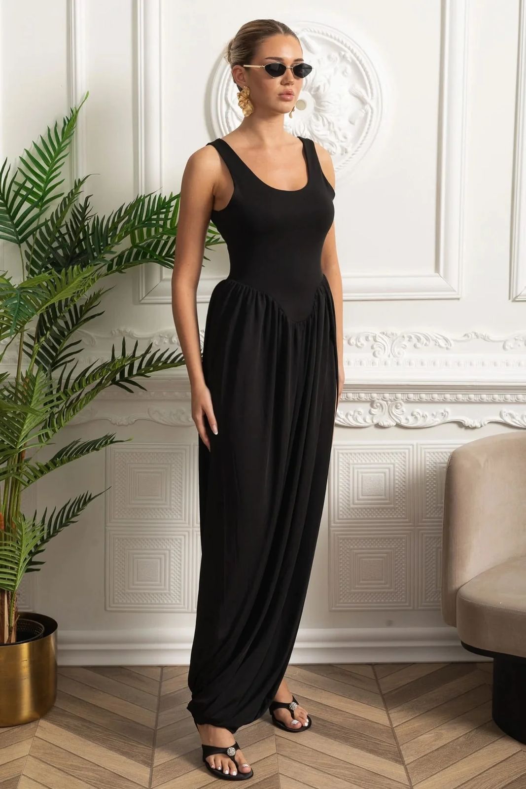 Amara Flow Maxi Dress Black