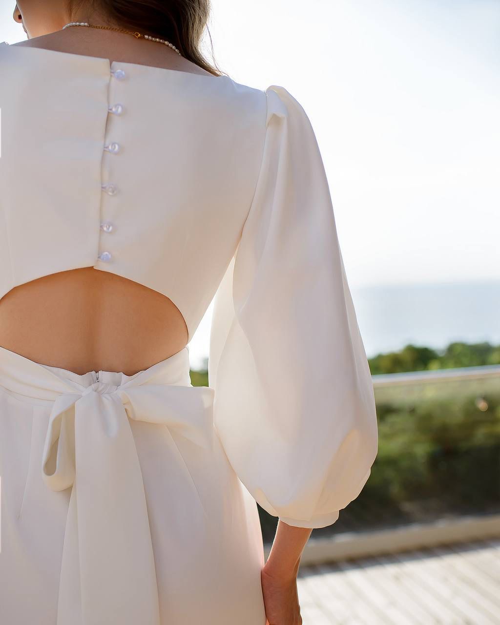 Open-Back Midi Dress