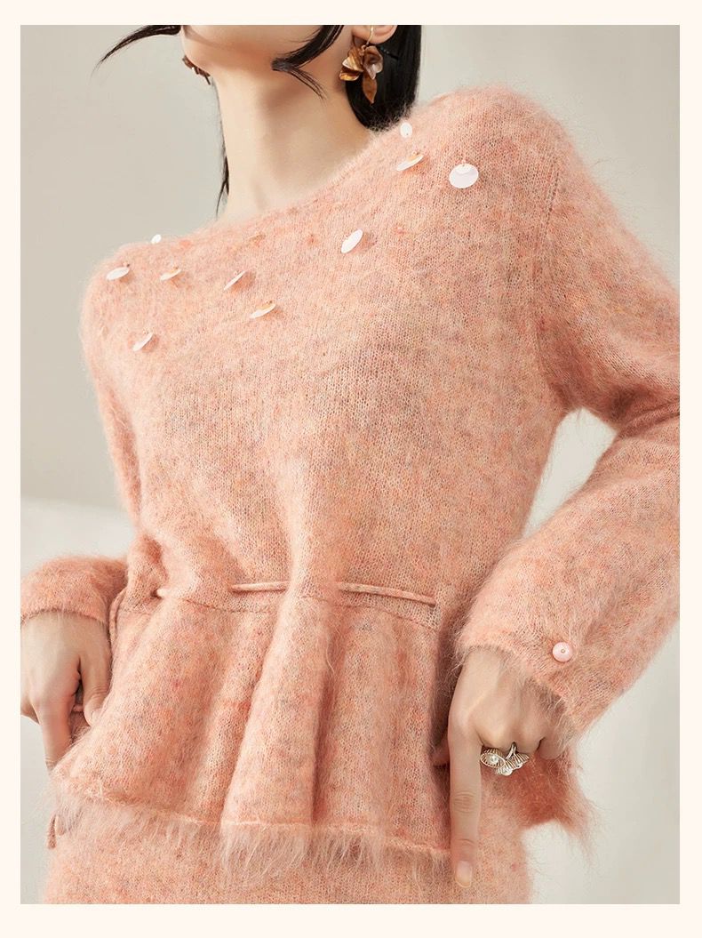 Peach Soft Knit Set