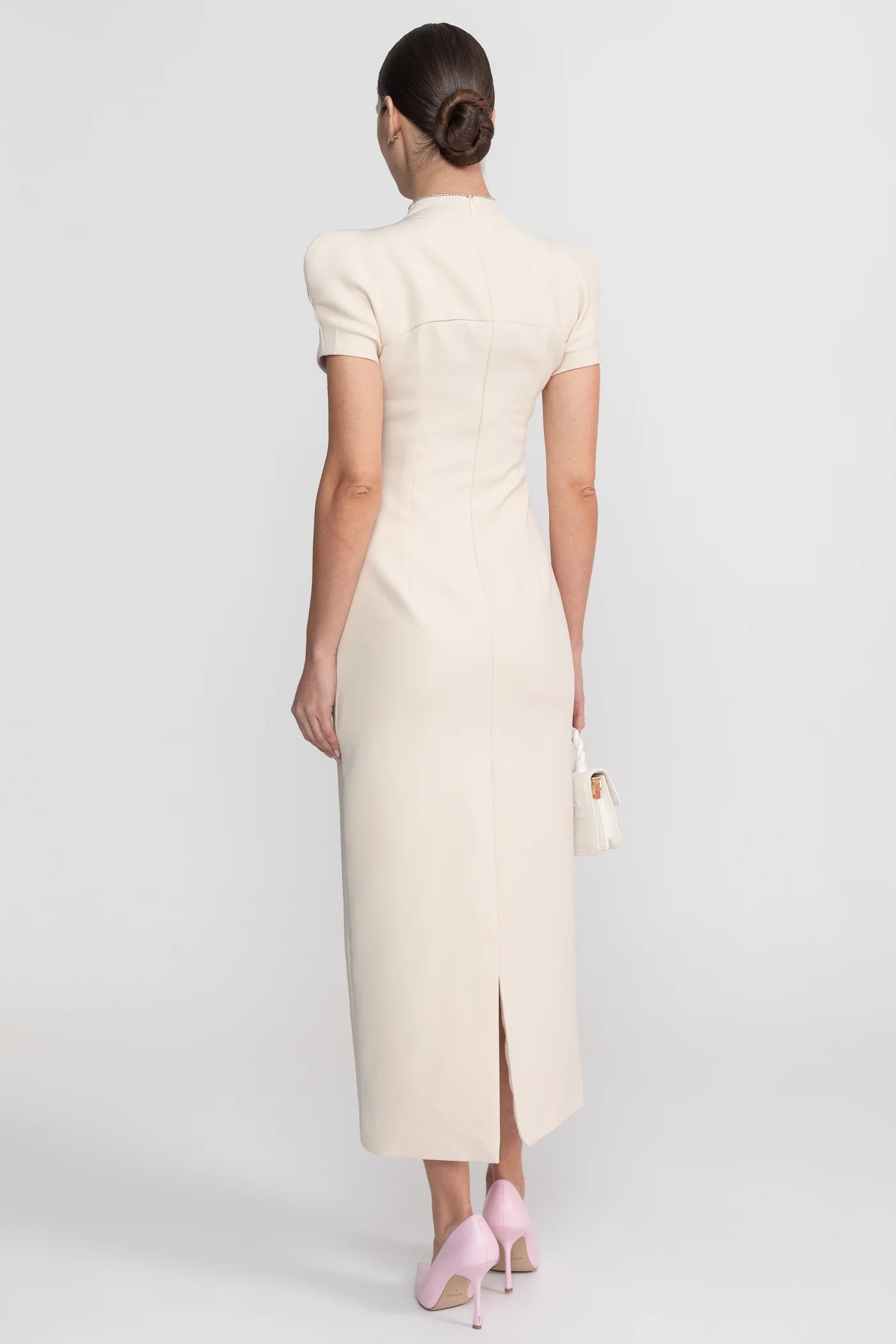 Aurelia — ivory maxi dress with embroidery